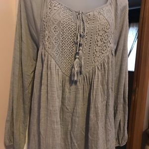 Large boho style top